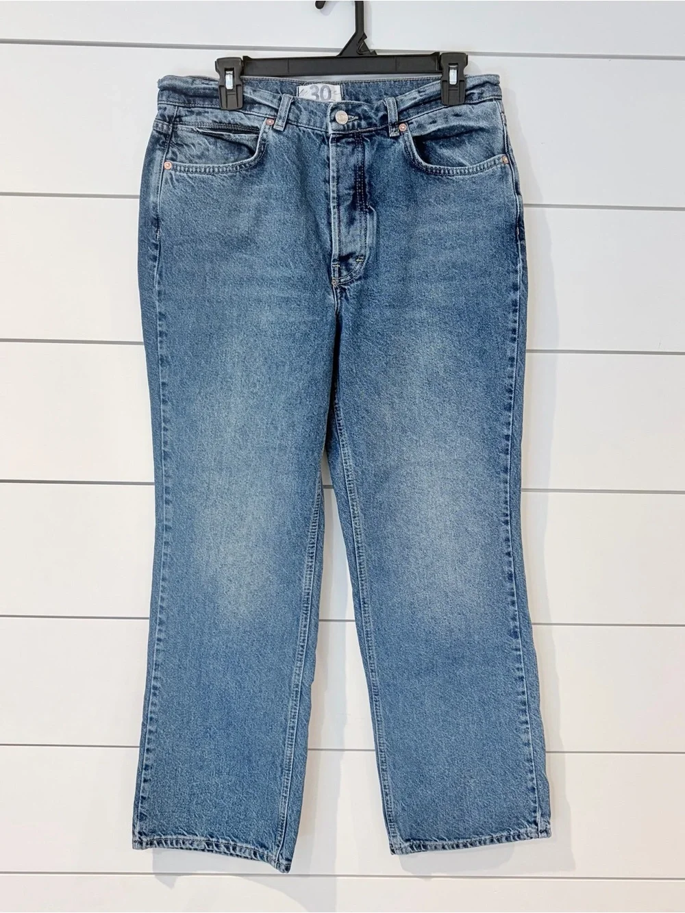 We The Free 90s Straight Jeans 30 Light Wash Boho Y2K Vintage Core Clean Girl